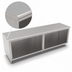 Thumbnail image #4 for John Boos Stainless Steel Work Table with Open Front Cabinet Base, 132 x 36 Inches, Flat Top