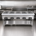 Thumbnail image #4 for Serv-Ware 5-Well Open Well Electric Steam Table with Open Shelf Base