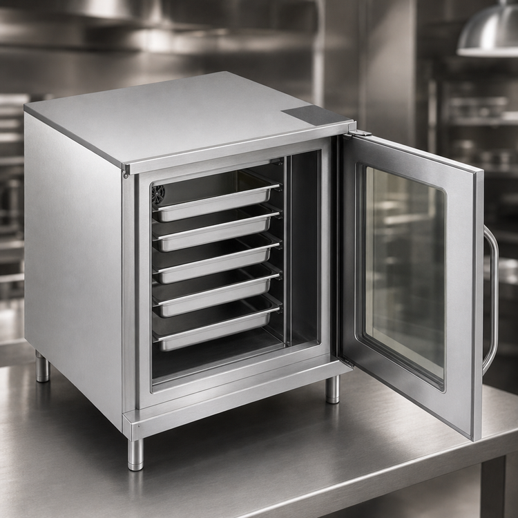 Product image #4 for Blodgett Premium Series Half-Size Single-Deck Electric Convection Oven, 5 Pan Capacity, Right-Hand Door (CTBR SGL)