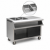 Thumbnail image #4 for Spec-Master Mobile Electric Sealed Well Hot Food Table with 2 Wells, Sliding Doors, 240V/3-Phase