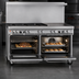Thumbnail image #4 for Southbend Ultimate 60-Inch Commercial Gas Restaurant Range with 4 Burners, 36-Inch Griddle, Standard Oven, and Convection Oven