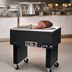 Thumbnail image #4 for Eagle Service Mate Deluxe Portable Beef Cart Carving Station with 12 x 20 Hot Food Well, Carving Board, Heat Lamp, and Sneeze Guard, 33-Inch Wide
