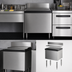 Thumbnail image #4 for Top Shelf TS Series Extra Capacity Stainless Steel 36-Inch Underbar Ice Bin/Cocktail Unit, 115 lb Capacity