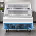 Thumbnail image #4 for Everest Refrigeration 60-Inch Horizontal Open Display Merchandiser with Self-Contained Bottom-Mount Refrigeration