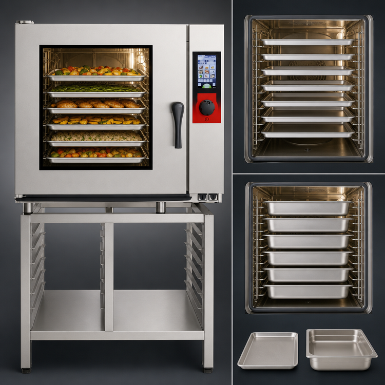 Product image #4 for Vulcan TCM Series 6-Level Half-Size Gas Boilerless Combi Oven