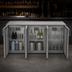 Thumbnail image #4 for Glastender One-Zone Remote Bar Profile Back Bar Cooler, 60 Inch, 3-Section, 3-Door