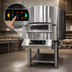 Thumbnail image #4 for Rosito Bisani FRV100-ST Standard Stainless Steel Rotary Electric Convection Pizza Oven, 39-Inch, 5 x 11-Inch Capacity