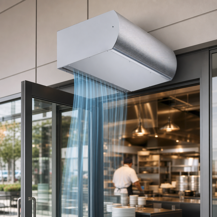 Product image #4 for Berner Architectural Series AHC10-1036A High Performance Unheated Air Curtain, 36 Inch, 1/2 HP, 3-Speed