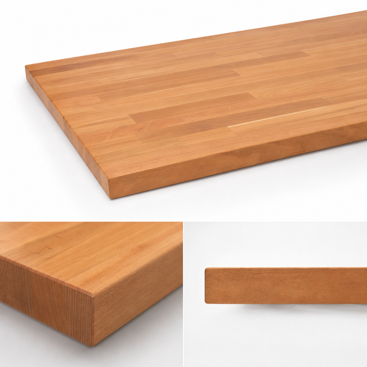Product image #4 for Boos Block American Cherry Edge Grain Kitchen Countertop, 60 x 42 x 1-1/2 Inch, Varnique Finish