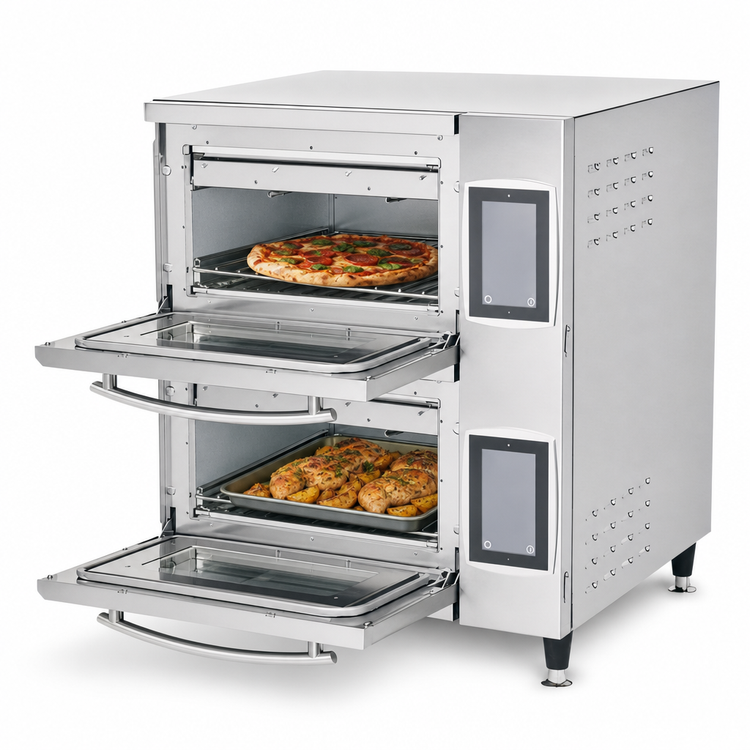 Product image #5 for Ovention Double MiLO 2-16 Double-Deck Ventless Countertop Oven