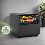 Thumbnail image #4 for Structural Concepts Oasis® C43R-UC Low-Profile Refrigerated Self-Service Undercounter Display Case, 47-5/8" Wide, Self-Contained, Black