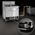 Thumbnail image #4 for Imperial Electric 2-Battery 75 lb. Floor Fryer with Built-In Space Saver Filter System