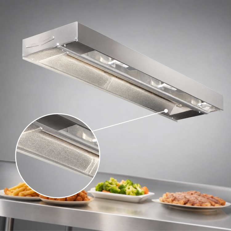 Product image #4 for Eagle RedHots 60-Inch Lighted High-Watt Single Rod Strip Heat Lamp with Remote, 208V