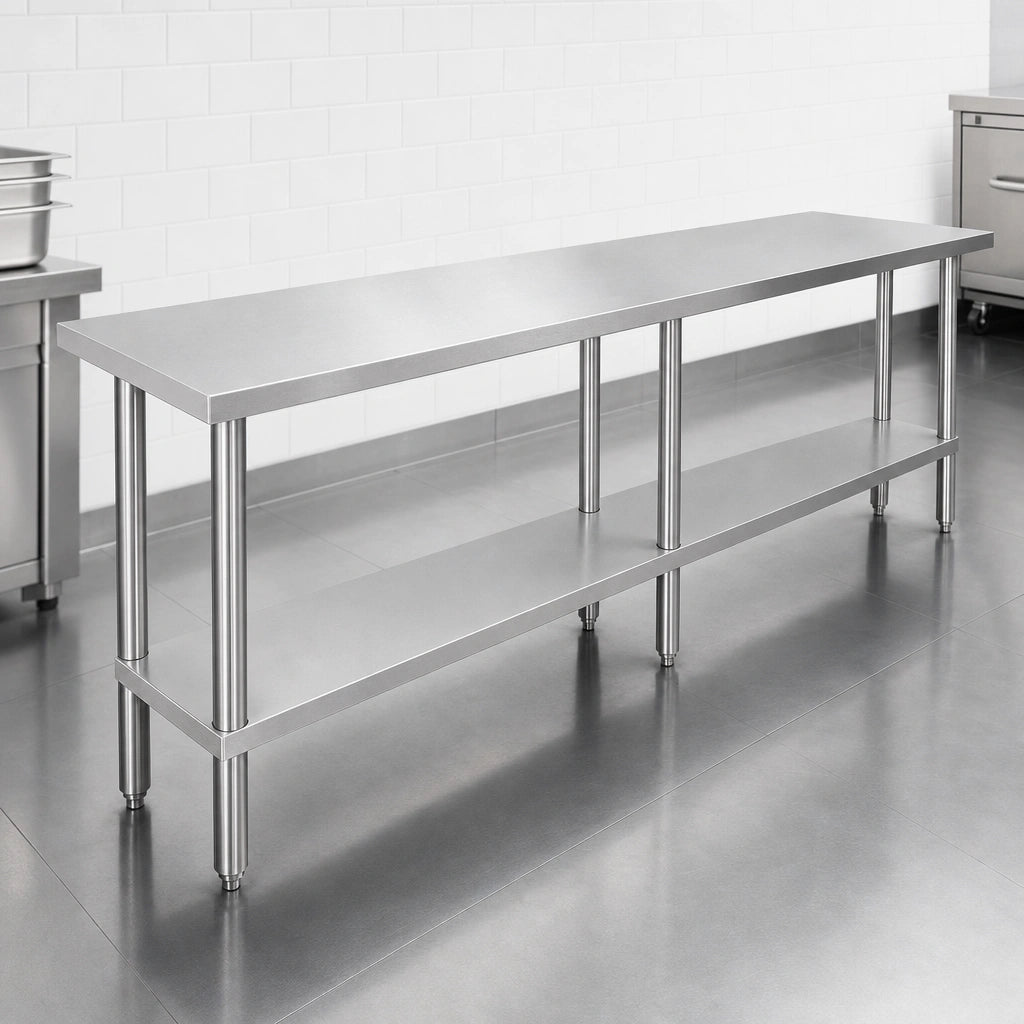 Stainless Steel Legs and Undershelf