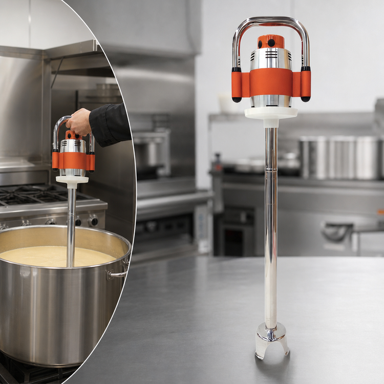 Product image #4 for SMX Single-Speed Immersion Blender with 27-Inch Stainless Steel Shaft, 75-Gallon Capacity, 850W, 230V