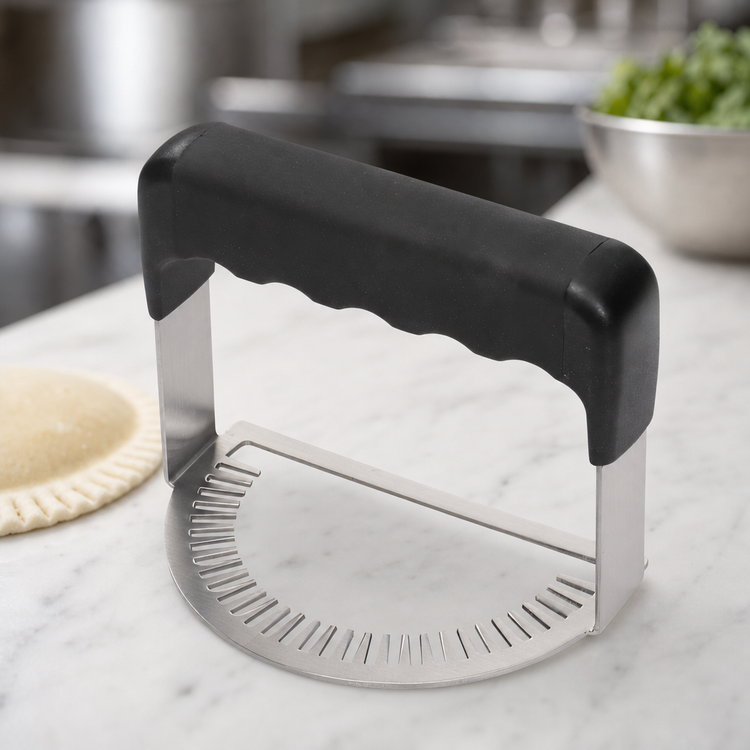 Product image #4 for Winco 7-Inch Stainless Steel Empanada Fork with Plastic Handle