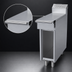 Thumbnail image #4 for Garland Cuisine 12-Inch Heavy-Duty Stainless Steel Spreader Cabinet with Open Base and 7-Inch Backguard