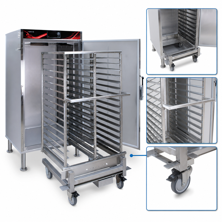 Product image #4 for Cres Cor RH1332D Roll-In Heated Holding Cabinet, 1 Section, 32 School Basket Capacity