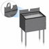 Thumbnail image #4 for Choice Extra Deep 30-Inch Wide Stainless Steel Underbar Ice Bin with Open Channel Backsplash