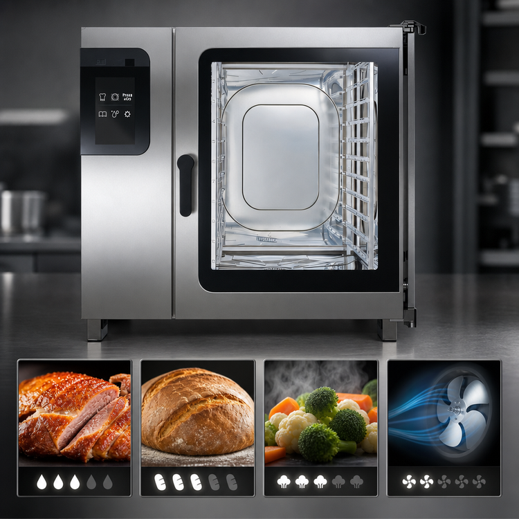 Product image #4 for Convotherm C4eT 10.20 ES-N Maxx Pro Electric Boilerless Full-Size Combi Oven with easyTouch Control