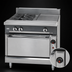 Thumbnail image #4 for Vulcan V Series Heavy Duty 36-Inch Modular Gas Range with 2 Open Burners and 24-Inch Thermostatic Griddle