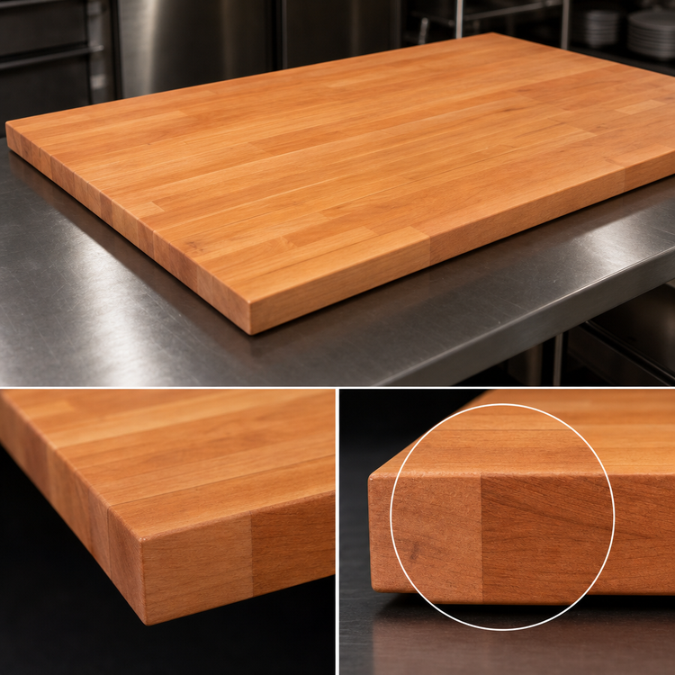 Product image #4 for John Boos Boos Block 48-Inch x 42-Inch x 1-1/2-Inch Thick American Cherry Edge-Grain Kitchen Countertop