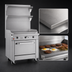 Thumbnail image #4 for Southbend Platinum 12-Inch Heavy Duty Gas Sectional Range with Full-Width Griddle and Cabinet Base