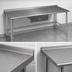 Thumbnail image #4 for Eagle Budget Series Stainless Steel Work Table, 144 Inch x 30 Inch, 430 Stainless Steel Top