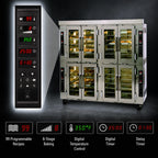 Thumbnail image #4 for Doyon Baking Equipment (Middleby) Jet-Air JA28G Gas 4-Deck Bakery Convection Oven, Steam Injection, 28-Pan, Programmable Digital Controls