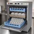 Thumbnail image #5 for Champion UH130B MAX High-Temperature Undercounter Dishwasher, Stainless Steel, Built-In Electric Booster, 20 x 20 Rack, 25 Racks/Hour