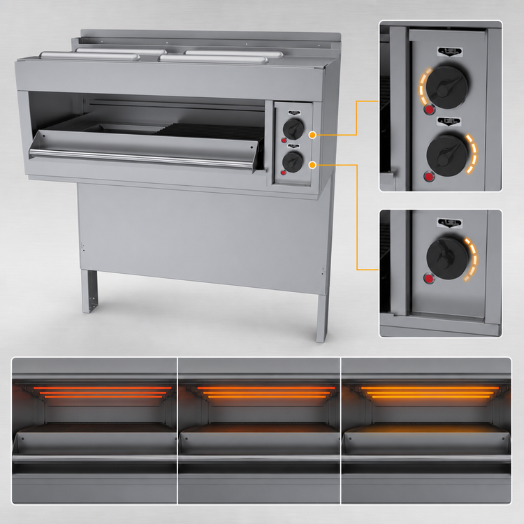 Product image #3 for Garland 36-Inch Heavy Duty Range-Mounted Electric Salamander Broiler