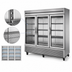 Thumbnail image #4 for True 3-Section Reach-In Refrigerator with 3 Framed Glass Doors, Stainless Steel, Bottom-Mounted Self-Contained Refrigeration