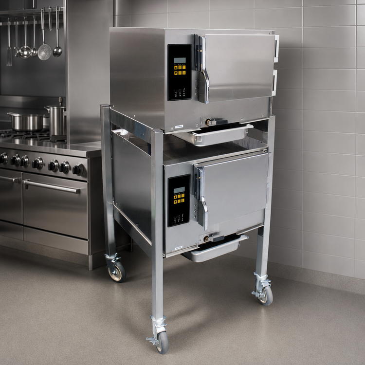 Product image #4 for AccuTemp Evolution Double-Compartment Connectionless Boilerless Electric Convection Steamer with Stand