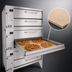 Thumbnail image #4 for Bakers Pride Super Deck Series Shallow-Depth Gas Pizza Deck Oven with 3 Chambers and 45 x 24-1/2 Inch Bake Deck