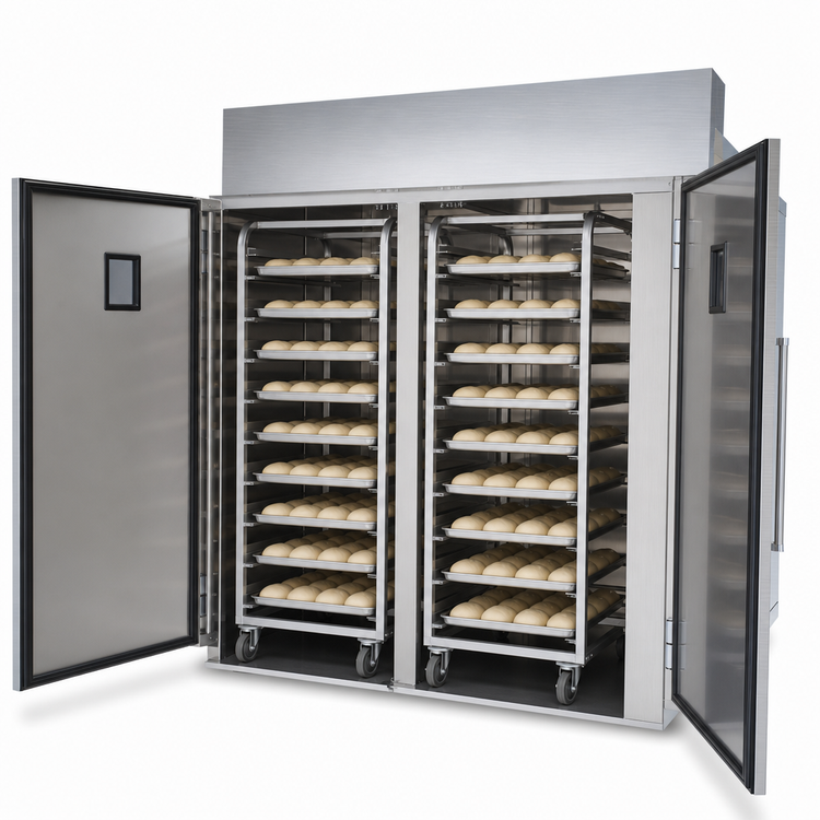 Product image #4 for Doyon Knockdown Roll-In Proofer Cabinet, 2-Section, 6 Double Side Load Rack Capacity