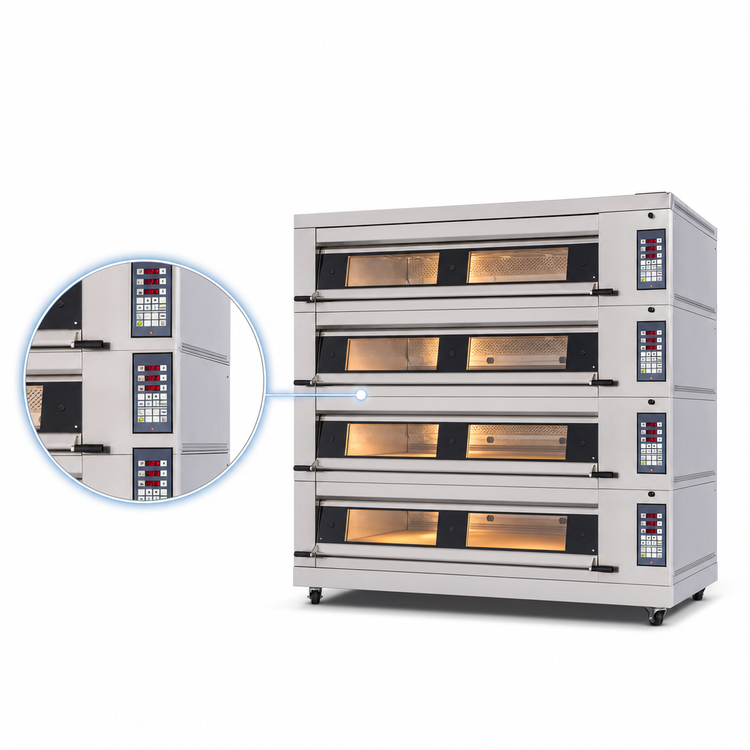 Product image #4 for Artisan Side-Load 4-Deck Electric Stone Hearth Deck Oven