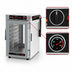Thumbnail image #5 for Metro HotBlox Narrow 8-Pan Countertop/Stacking Pass-Thru Insulated Holding Cabinet with Clear Front & Rear Doors, Analog Controls