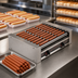 Thumbnail image #4 for Roll-A-Grill Wide Roller Hot Dog Grill with 10 Chrome Rollers, 45 Hot Dog Capacity, 220V