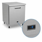 Thumbnail image #4 for Kelvinator Commercial KCHUC27F-32 ADA 1-Door Stainless Steel Undercounter Freezer, 27.75-Inch Wide, 6.5 Cu. Ft., R290