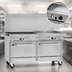 Thumbnail image #4 for Southbend Ultimate 60-Inch Gas Restaurant Range with 4 Burners, 36-Inch Griddle, Convection Oven, and Cabinet Base