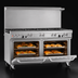 Thumbnail image #4 for Southbend Ultimate 60-Inch Gas Restaurant Range with 2 Standard Ovens and 9 Open Burners
