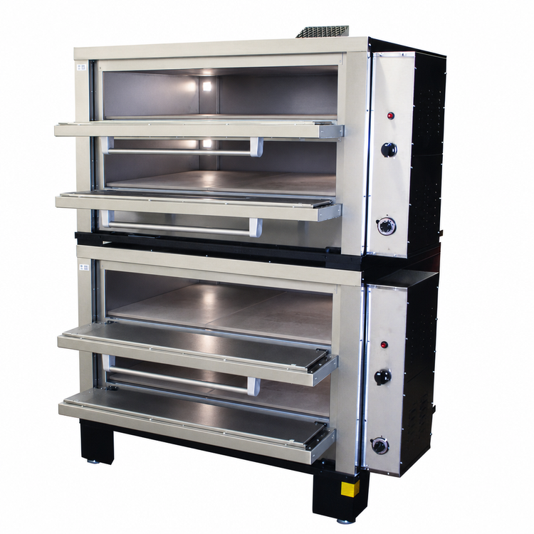 Product image #4 for Peerless CW62BSC Double-Stack Gas Deck Bake Oven, 4-Deck, 42 x 32 Inch Interior