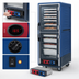 Thumbnail image #4 for Metro C5 3 Series Mobile Full-Height Heated Holding Cabinet with Blue Insulation Armour and Dutch Clear Doors
