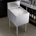 Thumbnail image #4 for Krowne Royal Series KR24-18 18"W x 24"D Stainless Steel Underbar Ice Bin/Cocktail Unit, 69-lb Capacity, 12" Deep, No Cold Plate