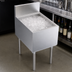 Thumbnail image #4 for Krowne Royal Series 18-Inch Wide x 24-Inch Deep Stainless Steel Underbar Ice Bin/Cocktail Unit, 69 lb Capacity