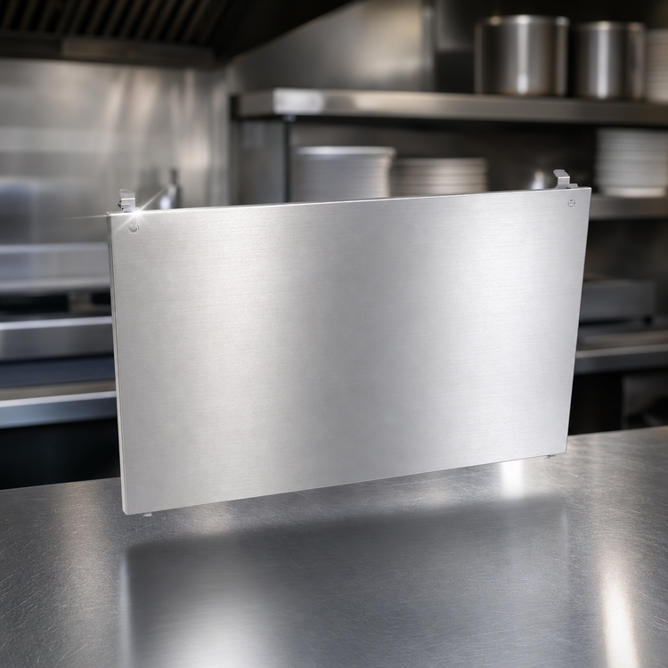 Product image #4 for Glastender 48-Inch Stainless Steel Locking Cover for BLD-48-S