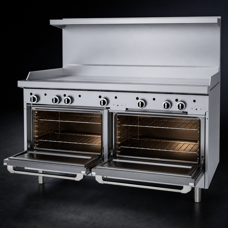 Product image #4 for Garland G Starfire Pro 60-Inch Gas Restaurant Range with Griddle and Two Standard Ovens