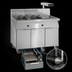 Thumbnail image #4 for Imperial 4-Tank Electric Floor Fryer with Built-In Filter System and Dump Station