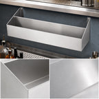 Thumbnail image #4 for John Boos UBSR2-12 Double-Tier Underbar Speed Rail, 12-Inch, Keyhole Mount, Stainless Steel
