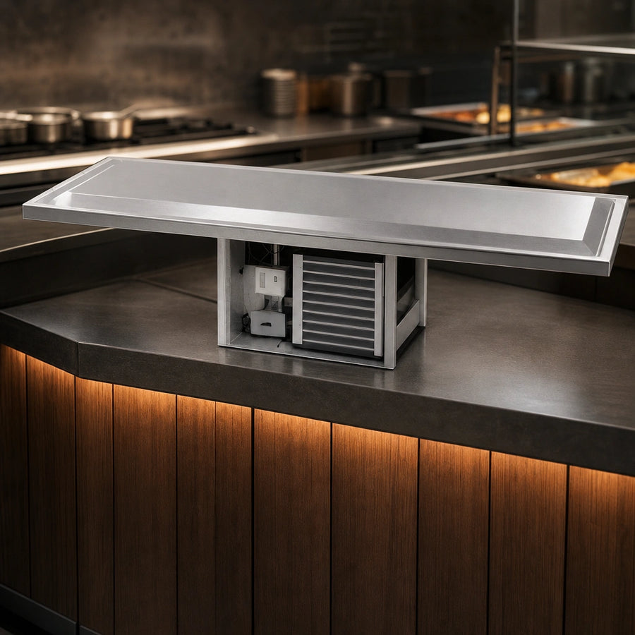 Raised Stainless Steel Top